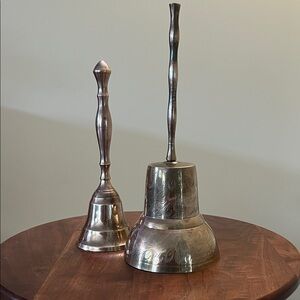 Two Vintage Brass Bells